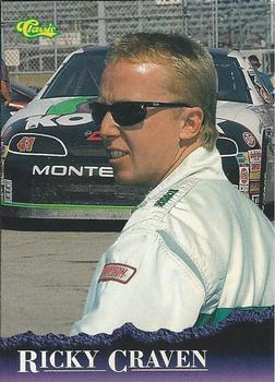 1996 Classic #45 Ricky Craven Front