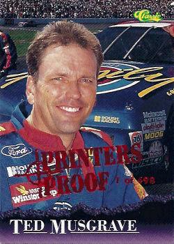 1996 Classic - Printer's Proof #3 Ted Musgrave Front