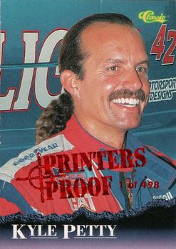 1996 Classic - Printer's Proof #13 Kyle Petty Front