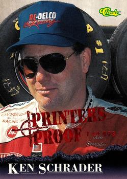 1996 Classic - Printer's Proof #46 Ken Schrader Front