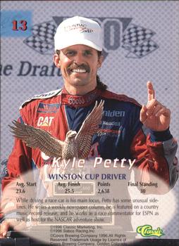 1996 Classic - Silver #13 Kyle Petty Back