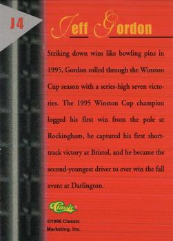 1996 Classic - Winston Cup Champion #J4 Jeff Gordon Back