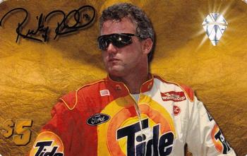 1996 Finish Line Diamond Collection $5 Phone Cards #6 Ricky Rudd Front