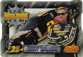 1996 Finish Line - Mega-Phone XL Phone Cards #4 Rusty Wallace Front
