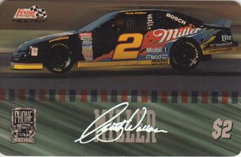 1996 Finish Line Phone Pak - $2 Signature #NNO Rusty Wallace's Car Front