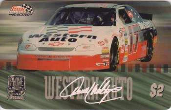1996 Finish Line Phone Pak - $2 Signature #NNO Darrell Waltrip's Car Front