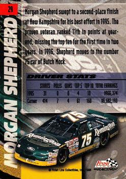 1996 Finish Line - Printer's Proof #29 Morgan Shepherd Back