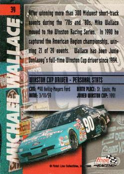 1996 Finish Line - Printer's Proof #39 Mike Wallace Back