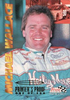 1996 Finish Line - Printer's Proof #39 Mike Wallace Front