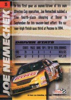 1996 Finish Line - Silver #35 Joe Nemechek Back