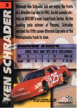 1996 Finish Line - Silver #38 Ken Schrader Back