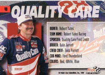 1996 Finish Line - Silver #90 Dale Jarrett's Car Back