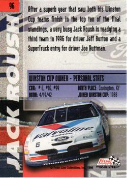 1996 Finish Line - Silver #96 Jack Roush Back