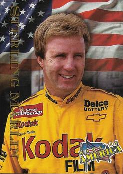 1996 Maxx Made in America #04 Sterling Marlin Front