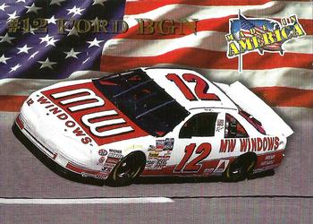 1996 Maxx Made in America #81 #12 Ford BGN Front