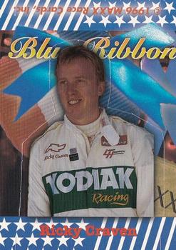 1996 Maxx Made in America - Blue Ribbon #BR4 Ricky Craven Front