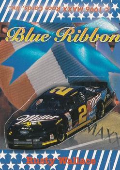 1996 Maxx Made in America - Blue Ribbon #BR6 Rusty Wallace Front