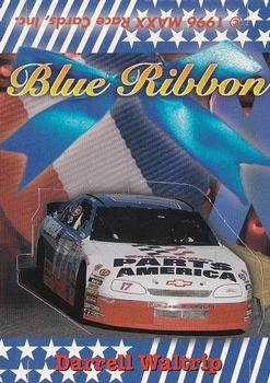 1996 Maxx Made in America - Blue Ribbon #BR11 Darrell Waltrip Front