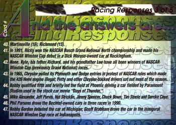 1996 Maxx - Racing Responses #3 Responses 40-59 Front