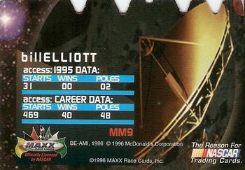 1996 Maxx Odyssey - Millennium #MM9 Elliott #94 Ford Back