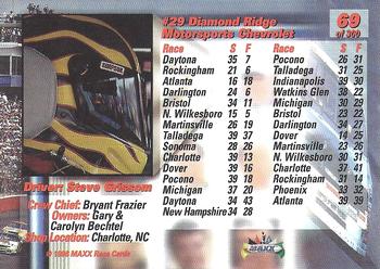 1996 Maxx Premier Series #69 #29 Chevrolet Back
