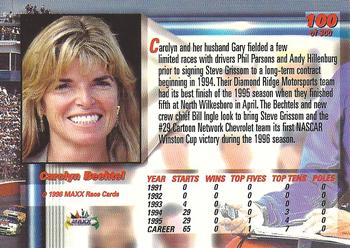 1996 Maxx Premier Series #100 Carolyn Bechtel Back