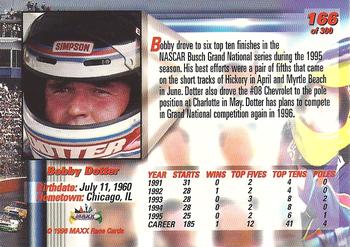 1996 Maxx Premier Series #166 Bobby Dotter Back