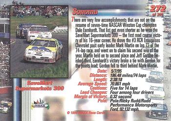 1996 Maxx Premier Series #272 Race 10 - Sonoma Back