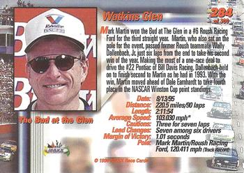 1996 Maxx Premier Series #284 Watkins Glen Back