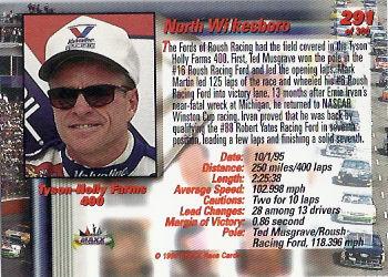 1996 Maxx Premier Series #291 North Wilkesboro Back