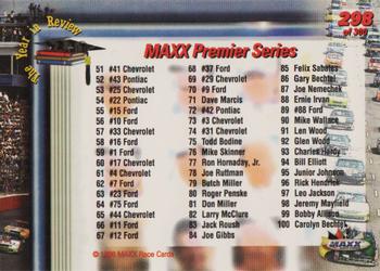 1996 Maxx Premier Series #298 Checklist #1 Back