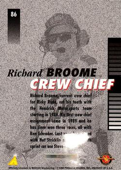 1996 Pinnacle Pole Position #86 Richard Broome Back
