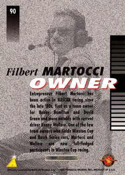 1996 Pinnacle Pole Position #90 Filbert Martocci Back