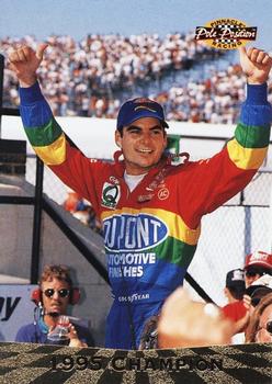 1996 Pinnacle Pole Position #52 Jeff Gordon Front