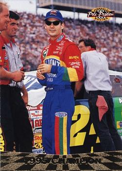 1996 Pinnacle Pole Position #55 Jeff Gordon Front