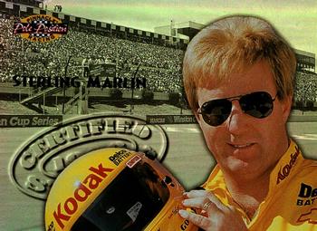 1996 Pinnacle Pole Position - Certified Strong #4 Sterling Marlin Front