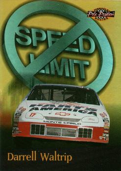 1996 Pinnacle Pole Position - No Limit Gold #12 Darrell Waltrip Front