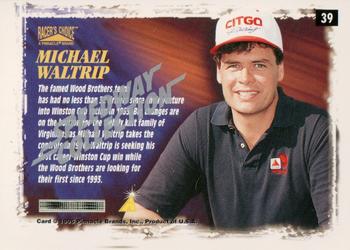 1996 Pinnacle Racer's Choice - Speedway Collection #39 Michael Waltrip Back