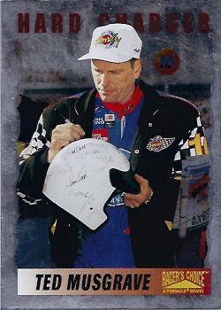 1996 Pinnacle Racer's Choice - Speedway Collection #65 Ted Musgrave Front