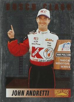 1996 Pinnacle Racer's Choice - Speedway Collection #100 John Andretti Front