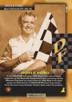1996 Pinnacle - Artist's Proof #83 Doyle Ford Back