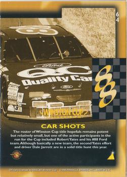 1996 Pinnacle - Winston Cup Collection #64 Dale Jarrett's Car Back