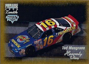 1996 Pinnacle Zenith - Artist Proofs #47 Ted Musgrave's Car Front
