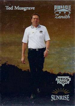 1996 Pinnacle Zenith - Artist Proofs #57 Ted Musgrave Front