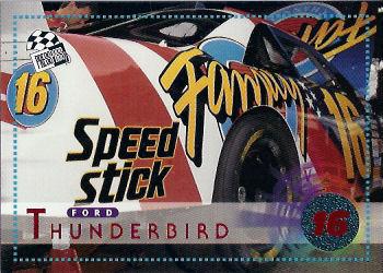 1996 Press Pass - Scorchers #39 Ted Musgrave's Car Front