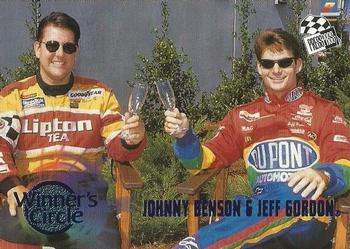 1996 Press Pass - Torquers #111 Johnny Benson Jr. / Jeff Gordon Front