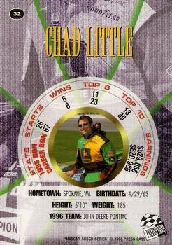 1996 Press Pass Premium - Holofoil #32 Chad Little Back
