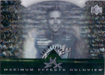 1996 SP - Holoview Maximum Effects Die Cuts #16 Ted Musgrave Front