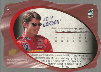 1996 SPx - Gold #1 Jeff Gordon Back
