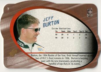 1996 SPx - Gold #7 Jeff Burton Back
